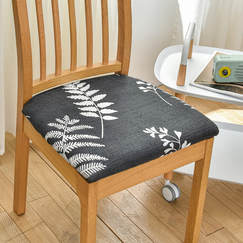 ELASTYCZNY POKROWIEC NA SIEDZISKO KRZESŁA DO KUCHNI - JADALNI - SALONU - Fern